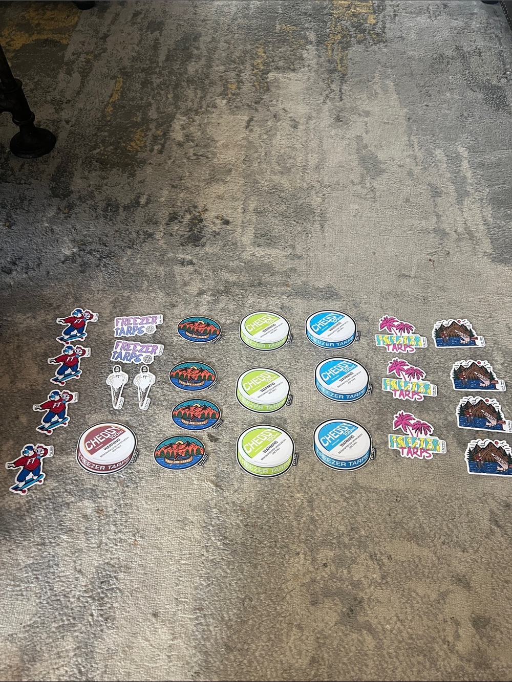 BUNDLE 26 Zyn Freezer Tarps Decal Stickers
